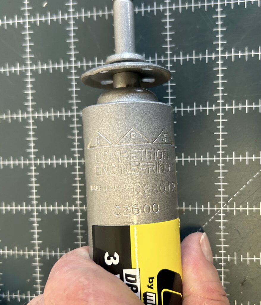 Competition Engineering drag shock adjustment settings