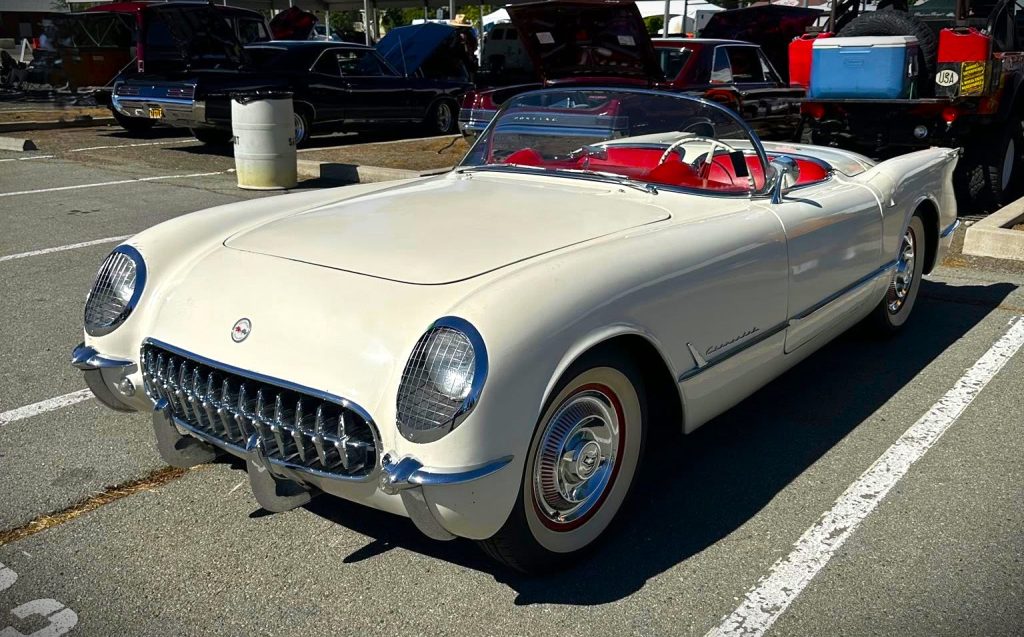 C1 Corvette in Parking Lot