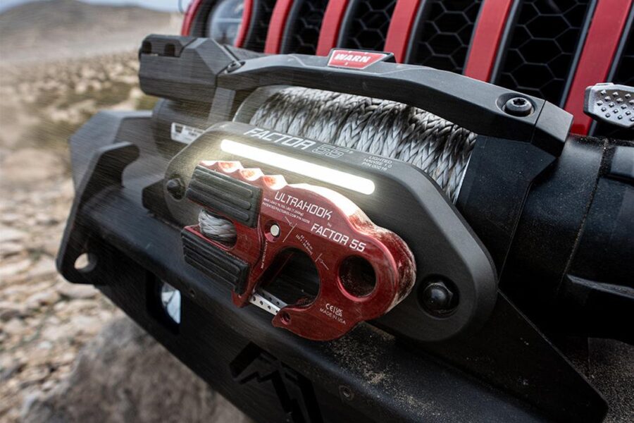 Parts Bin: A Factor 55 Lighted Fairlead is a Game-Changer for Night Time Off-Roading & Vehicle Recovery