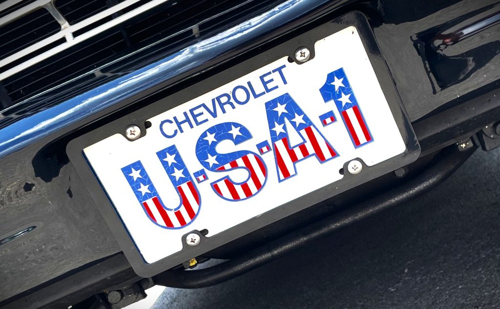 Chevrolet U-S-A-1 License Plate