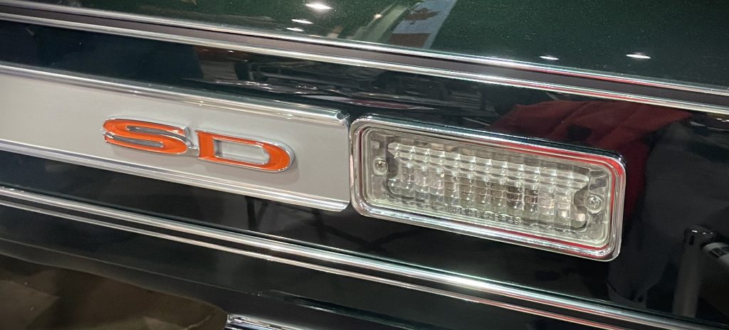 SD Special Deluxe emblem on a Canadian Chevy Beaumont