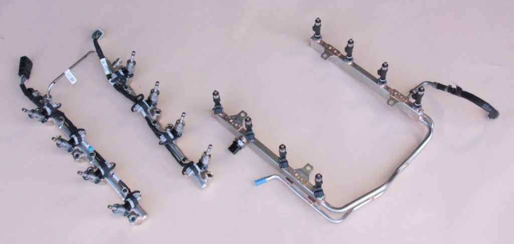 Ford Gen 3 Coyote dual injection fuel rails and injectors