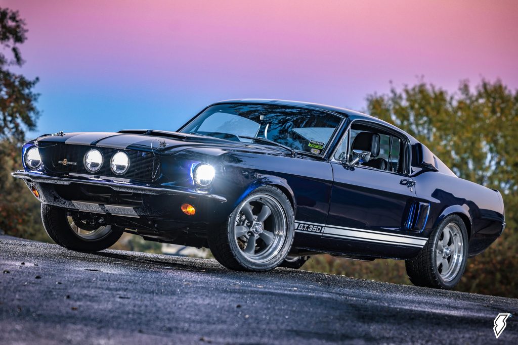 Thomas Dickerson 1967 Mustang left front outdoors