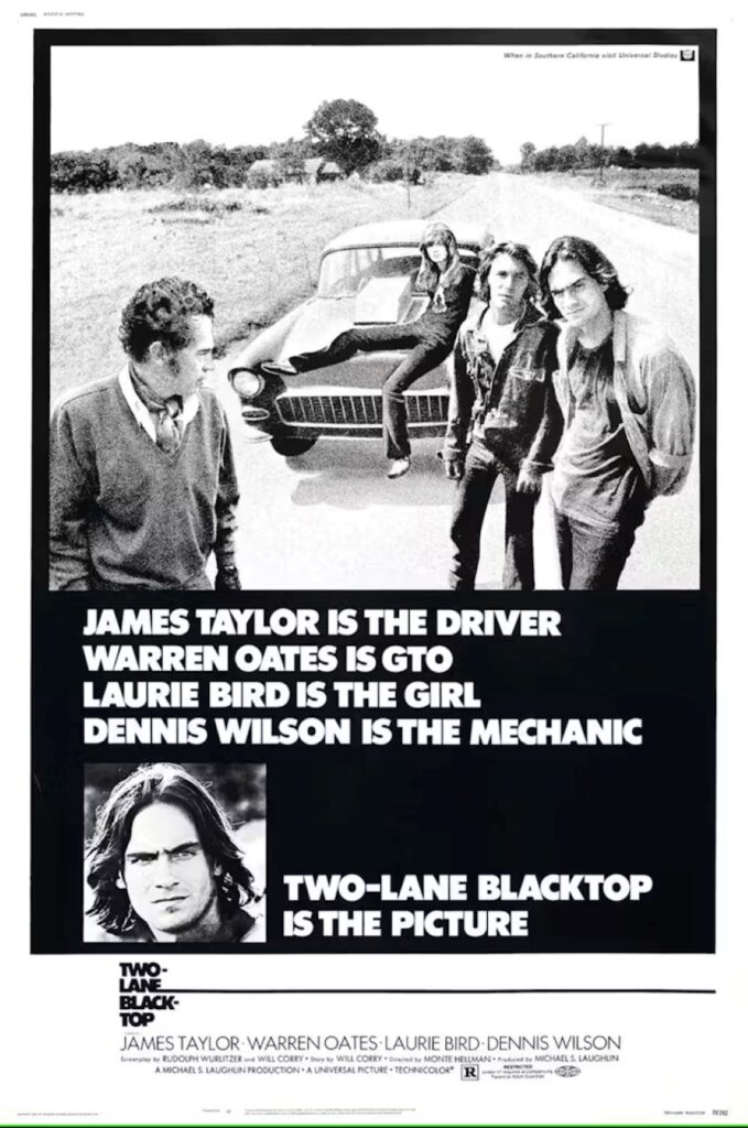 Two Lane Blacktop Poster